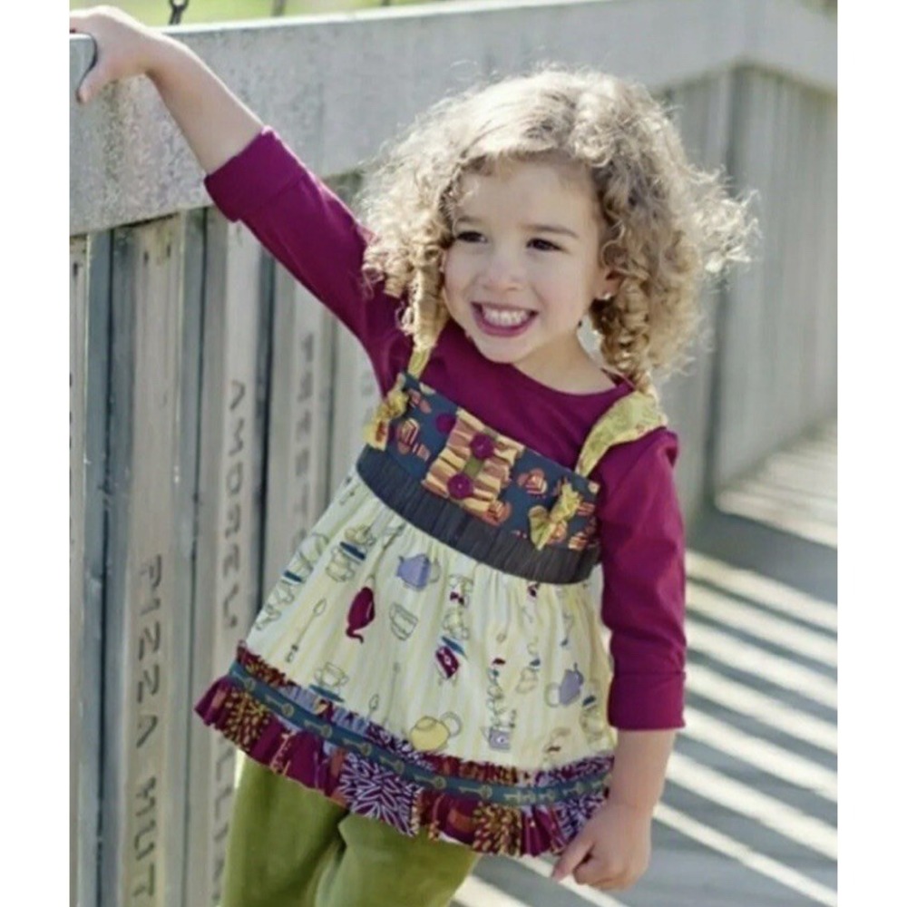 Matilda Jane Dagney Knot Top Girls Character Counts Heart Soul Pride Size 12